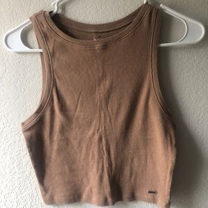 Brown tank top